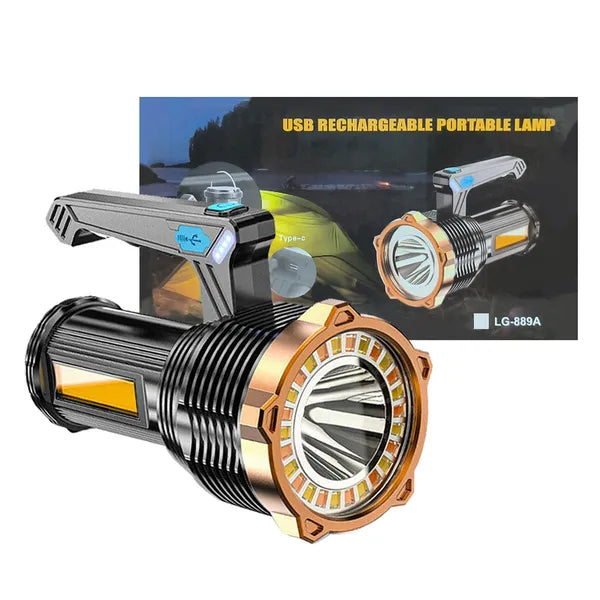 LED Handscheinwerfer mit 4 Leuchtmodi