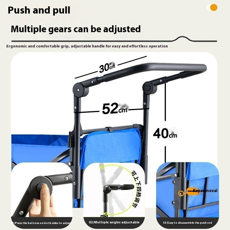 Faltbarer Bollerwagen für Outdoor-Aktivitäten – Bild 6 | LuxeStyle