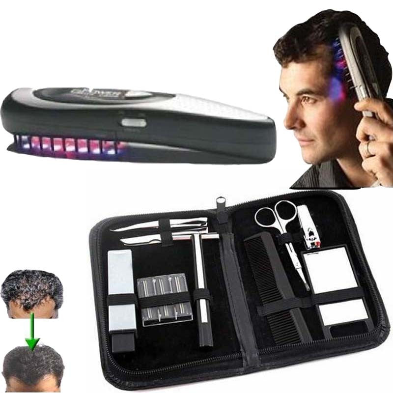 Kopfhaut-Kamm mit LED-Licht und Massagefunktion – Bild 2 | LuxeStyle