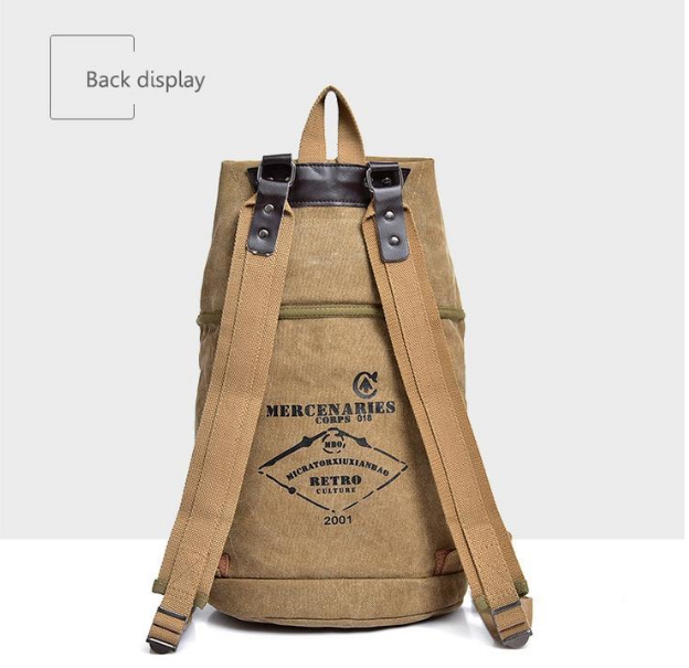 Grosses Canvas-Rucksack mit Buchstaben-Print – Bild 13 | LuxeStyle