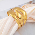 Goldüberzogene Armbanduhr