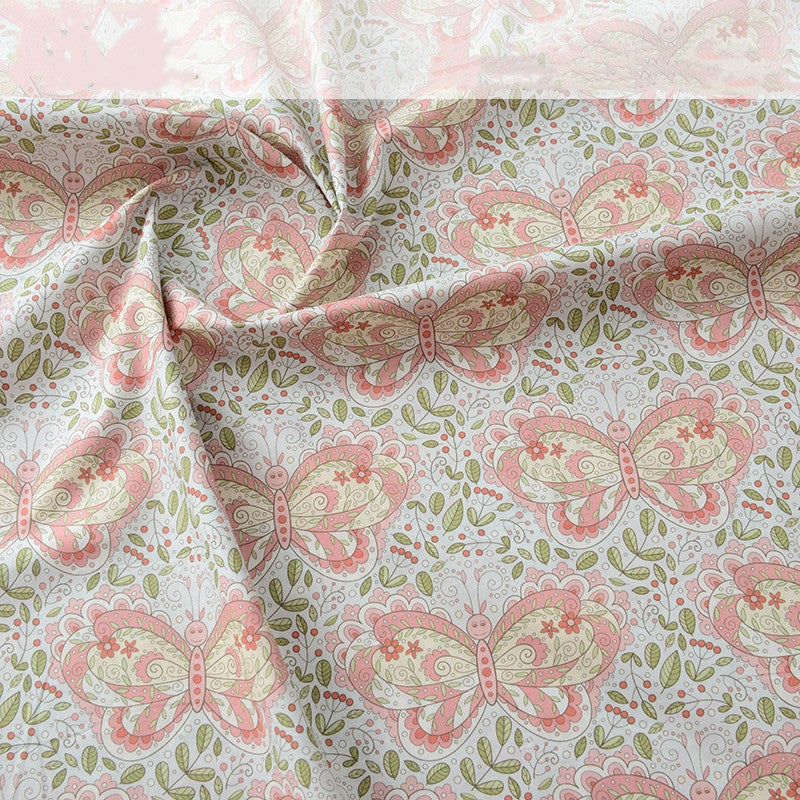 Bedruckter Baumwollstoff mit Pflanzenmuster – Bild 5 | LuxeStyle