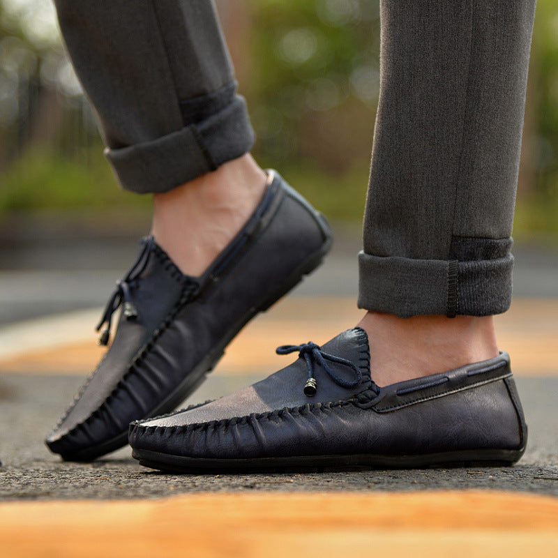 Herren Slipper mit Streifenmuster – Bild 6 | LuxeStyle