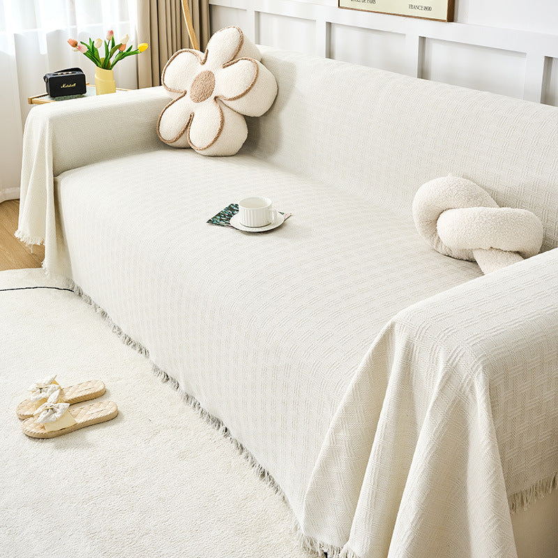 Sofaüberwurf im Creme-Stil, vier Jahreszeiten – Bild 9 | LuxeStyle