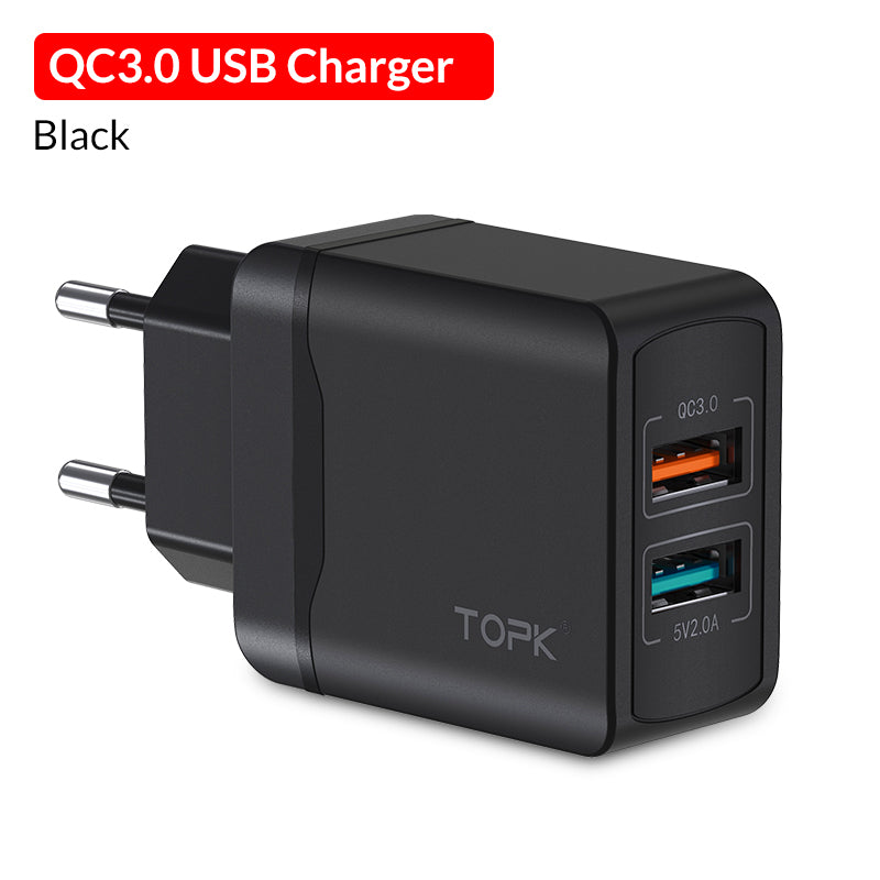 TOPK Quick Charge 3.0 Dual USB Ladegerät