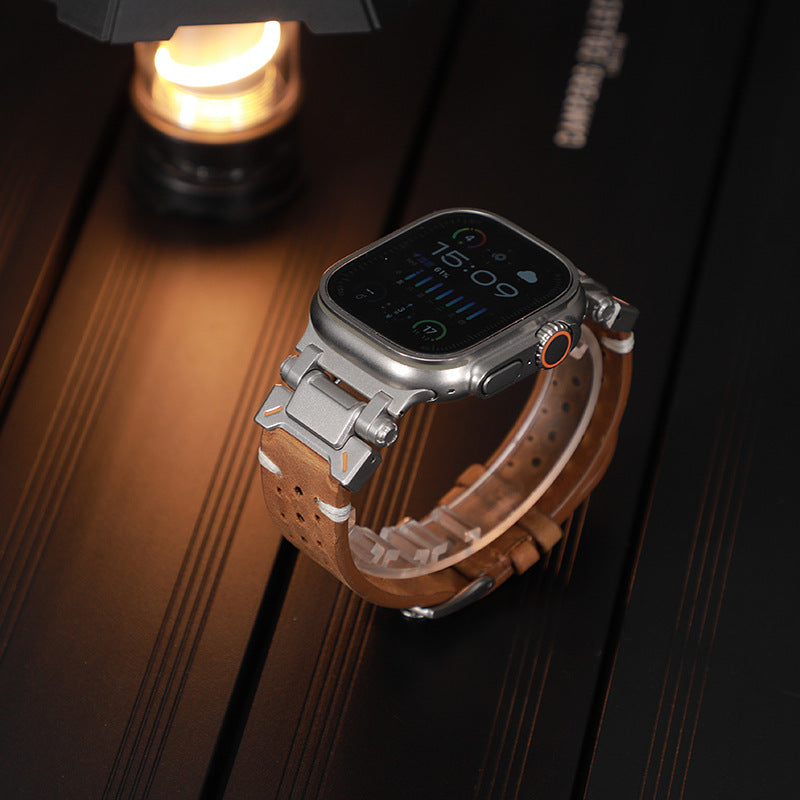 Mechanisches Kuhfell-Armband für Apple Watch – Bild 11 | LuxeStyle