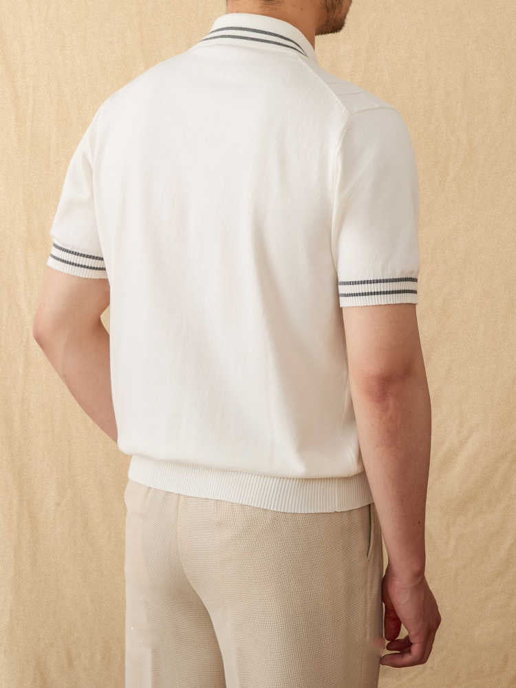 Polo-Shirt Kurzarm Baumwoll-Mix | LuxeStyle