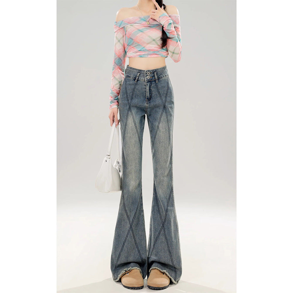 Vintage-Blau Jeans