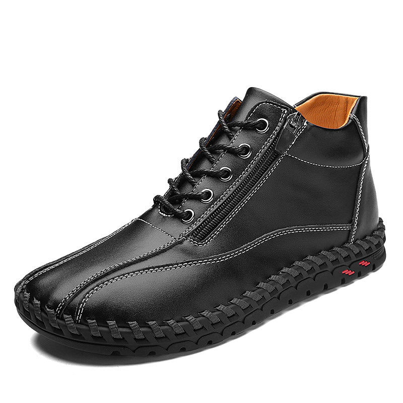 Mid-Top Casual-Schuhe mit Reissverschluss – Bild 14 | LuxeStyle