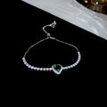 Vergoldetes Zirkonia Armband, geometrisch – Ref. CJ-2073318901276106753