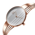 Quarzuhr für Damen in Silber-Roségold – Bild 2 | LuxeStyle