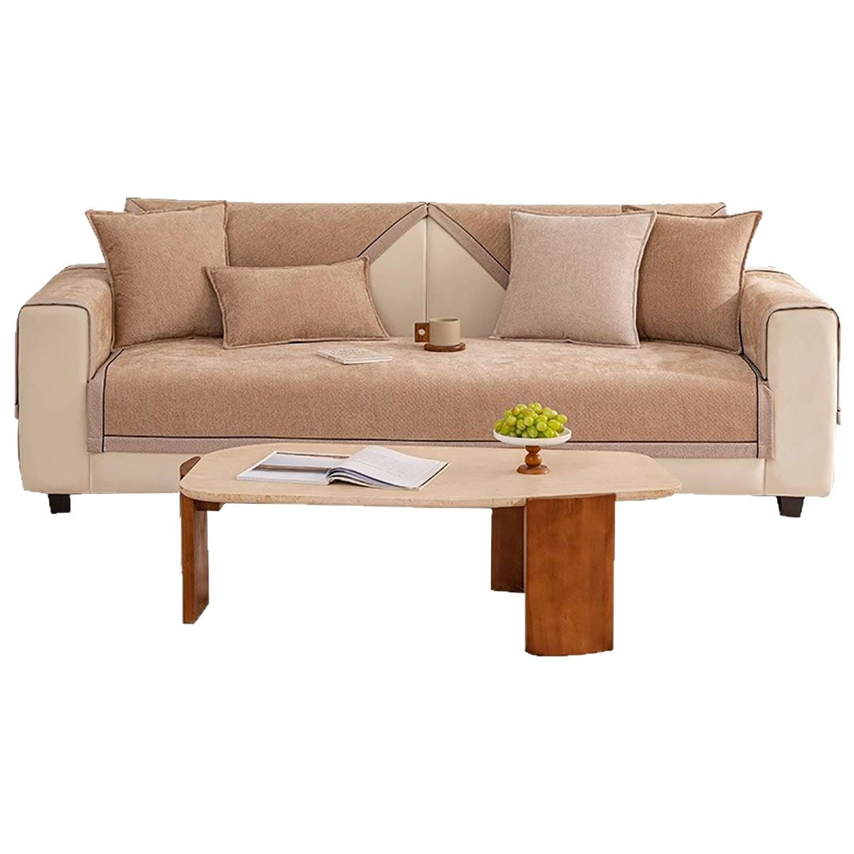 Sofakissen 70×70 cm Chenille rutschfest – Bild 2 | LuxeStyle