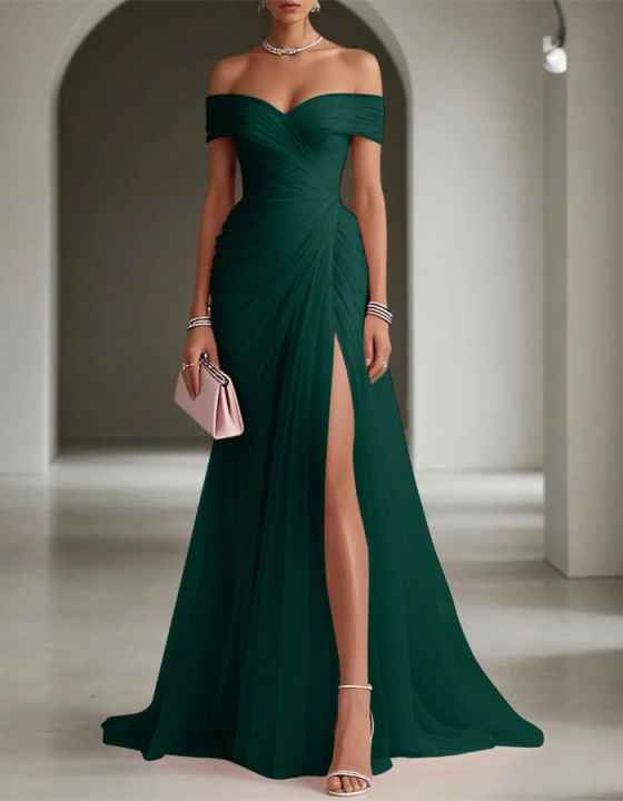 Elegantes Off-Shoulder Abendkleid für Damen