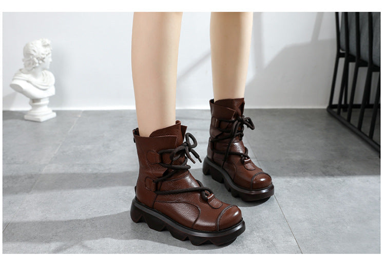 Plateau-Stiefel aus Rindsleder – Bild 3 | LuxeStyle