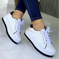 Damen Plateau Low Top Freizeitschuh