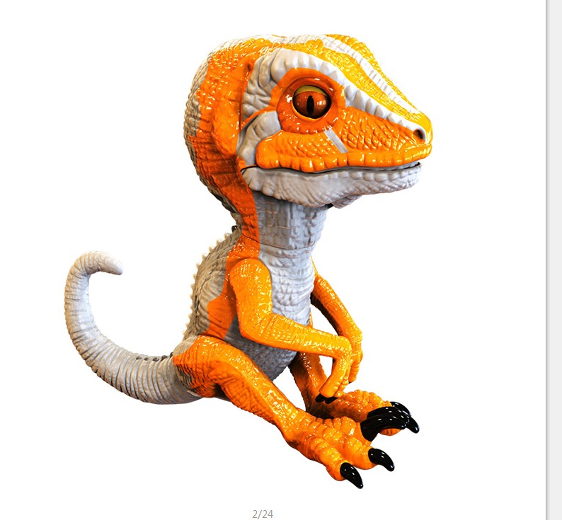 Finger-Dinosaurier mit Sound & Interaktion