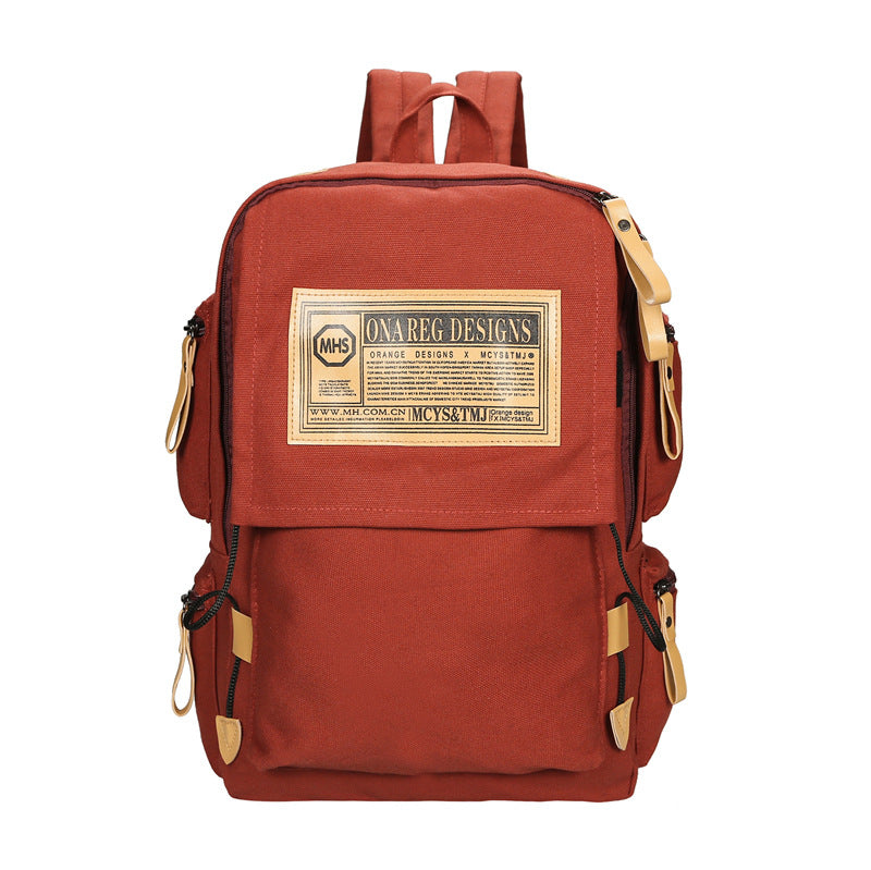 Koreanischer Canvas Rucksack, gross – Bild 12 | LuxeStyle