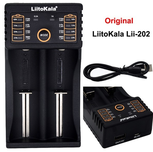 Lithium-Akku-Ladegerät mit USB-Ausgang – Bild 4 | LuxeStyle