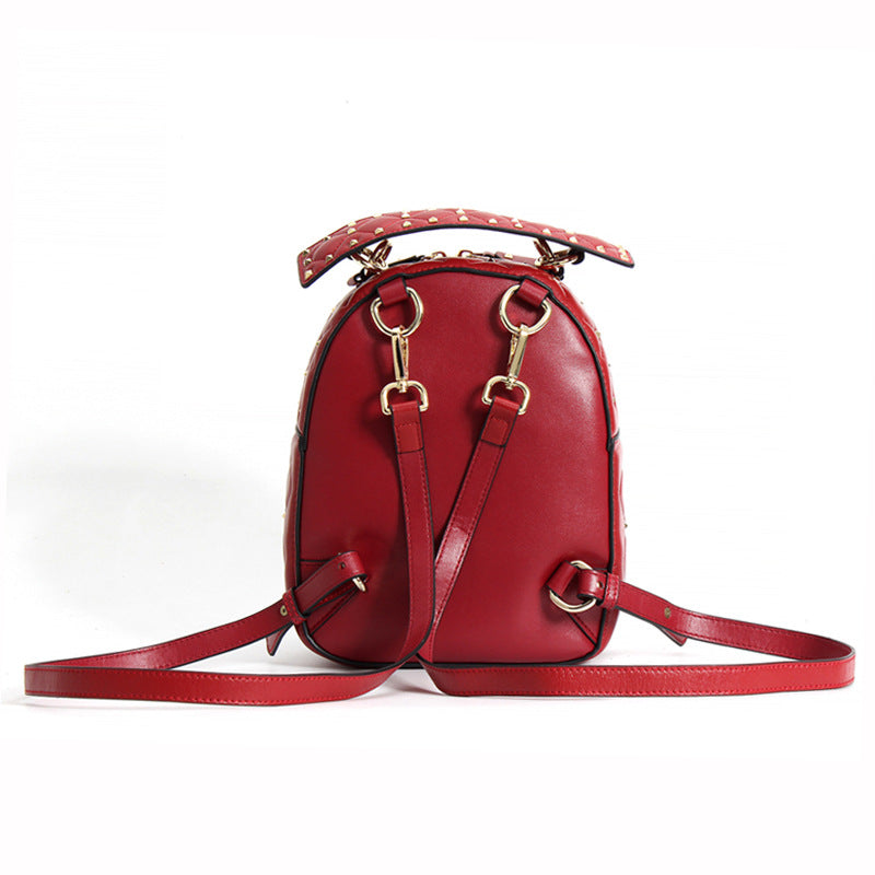 Rückenrucksack aus Leder mit Reissverschluss – Bild 12 | LuxeStyle