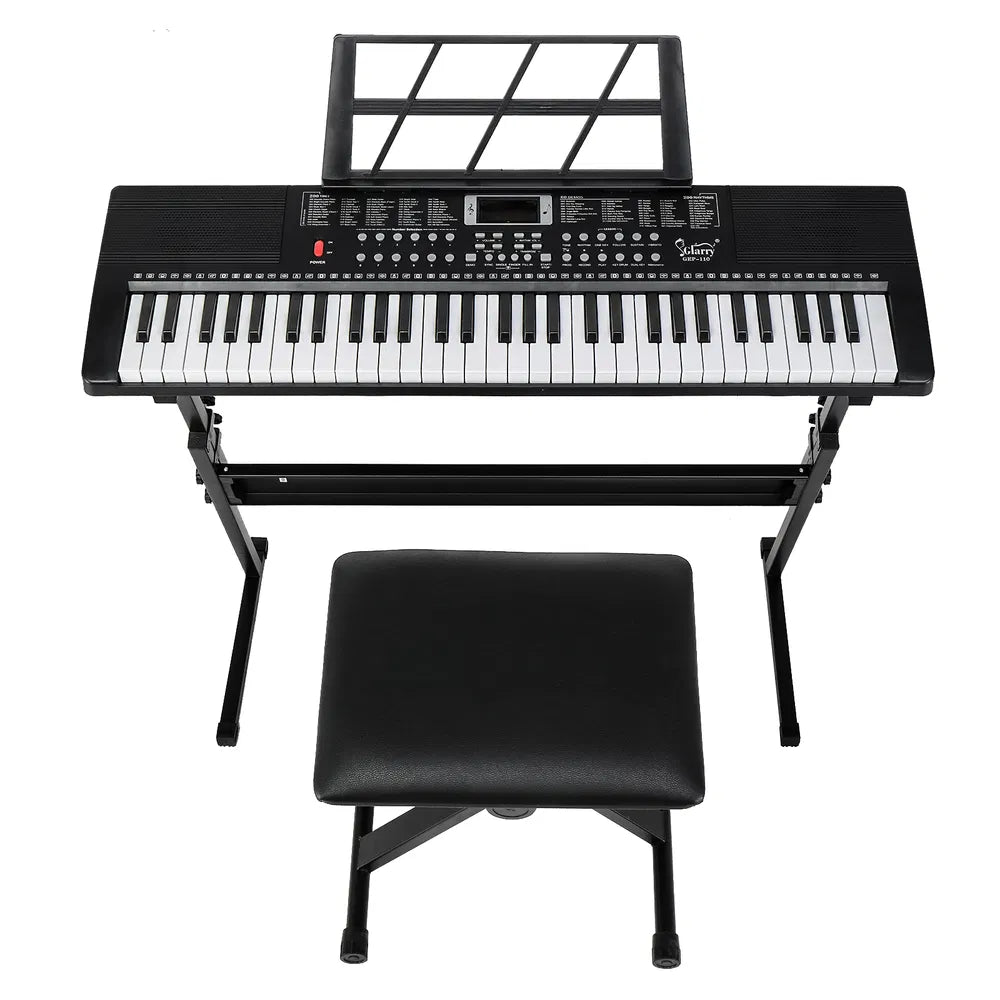 61-Tasten Keyboard mit Ständer und Bank