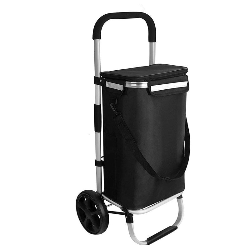 Aluminiumkoffer – tragbarer, faltbarer Einkaufswagen | LuxeStyle