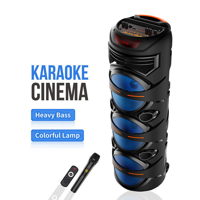 Bluetooth Speaker mit Mikrofon & Stage Lights