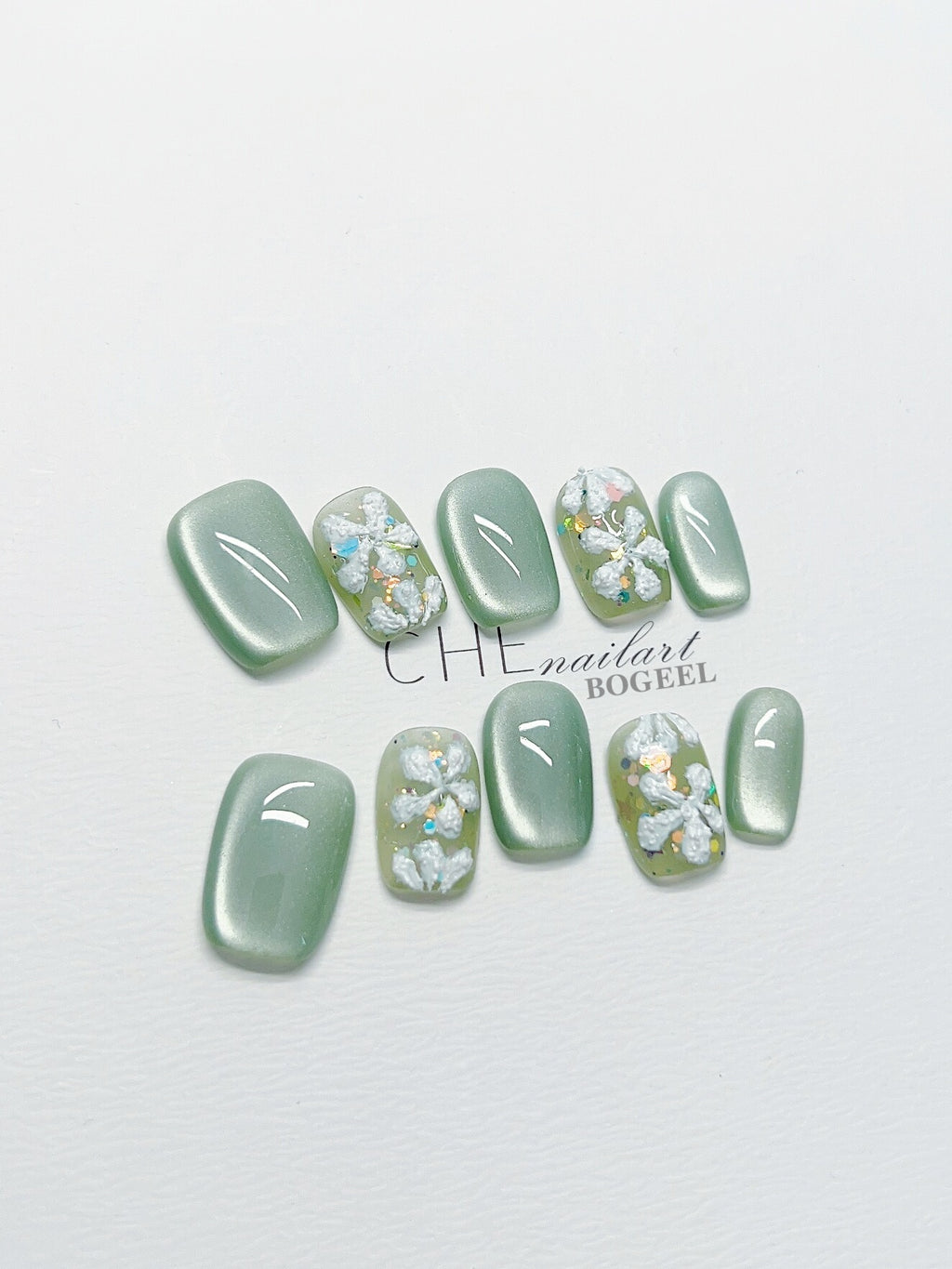 3D-Blumen Nagelaufkleber