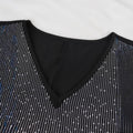 Midikleid mit Rundhals und Print