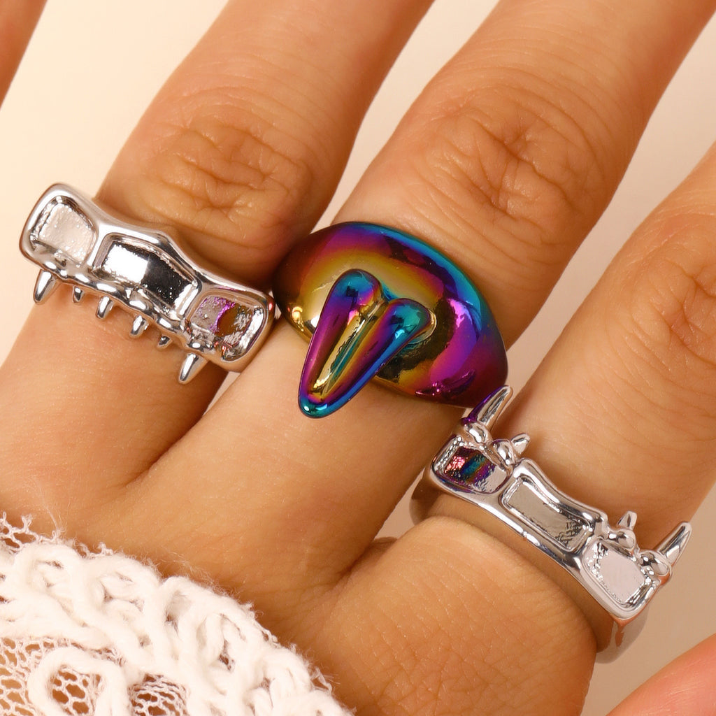 Punk-Fang-Ring-Set