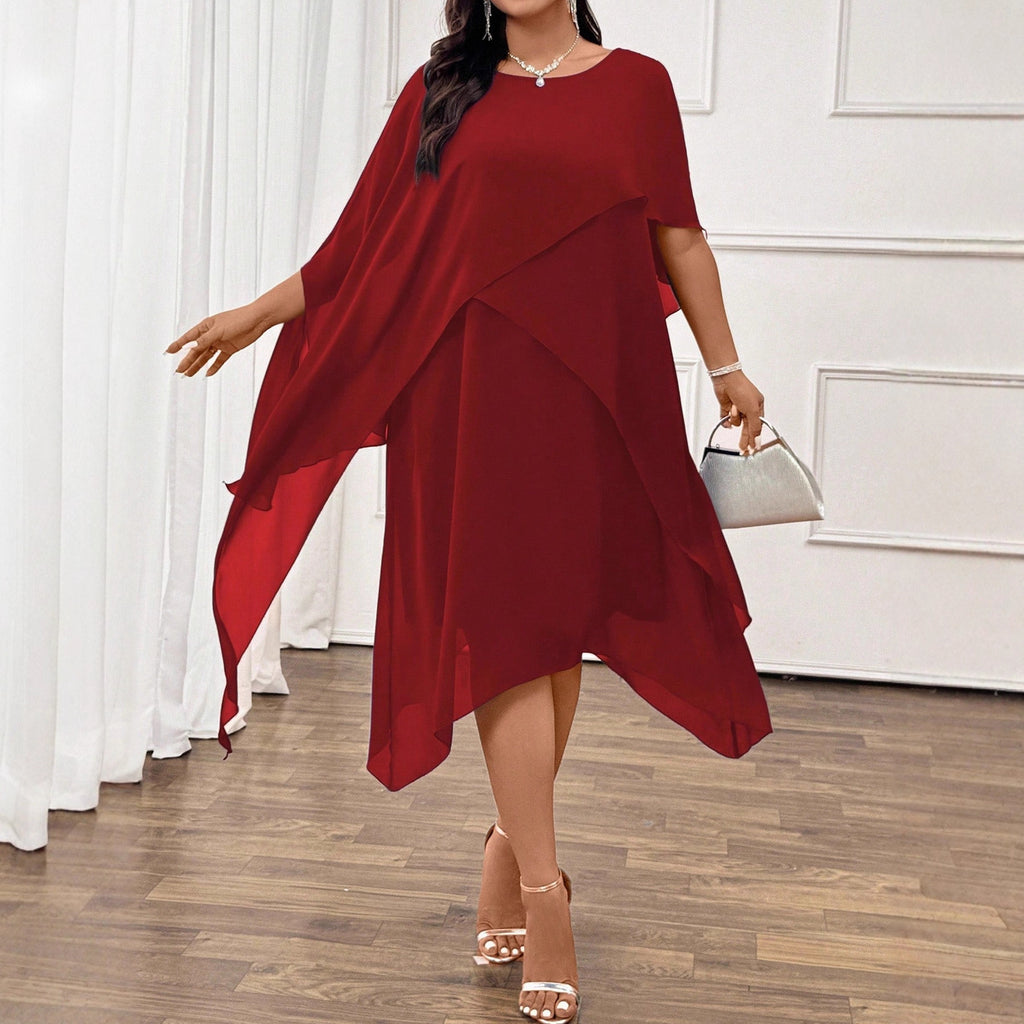 Elegantes Rundhals-Kleid
