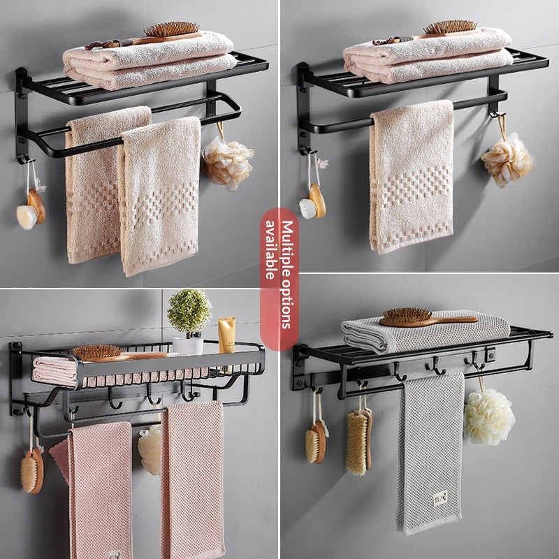 Wandmontiertes Badregal aus Aluminium