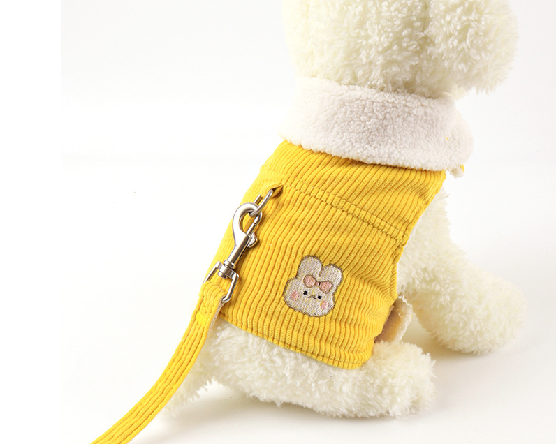 Wintermantel für Hunde aus Teddy-Fleece – Bild 2 | LuxeStyle