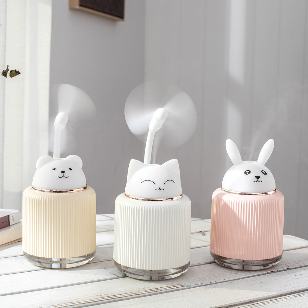 Ultraschall Luftbefeuchter Hase mit LED, 250ml – Bild 4 | LuxeStyle
