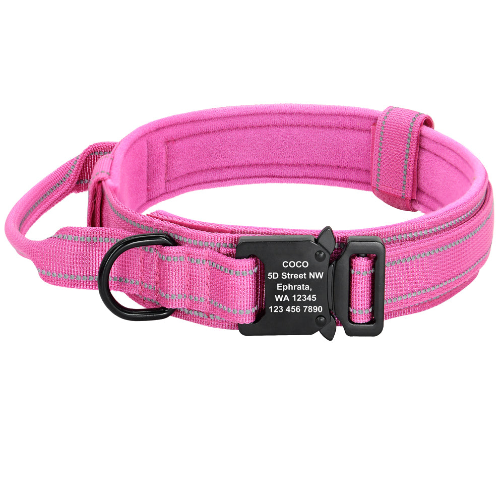 Hundehalsband Nylon, reflektierend, verstellbar – Bild 5 | LuxeStyle