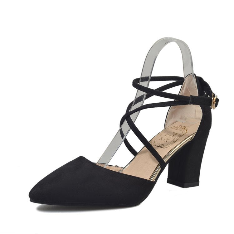 High Heel Sandalen mit spitzer Zehenkappe – Bild 6 | LuxeStyle