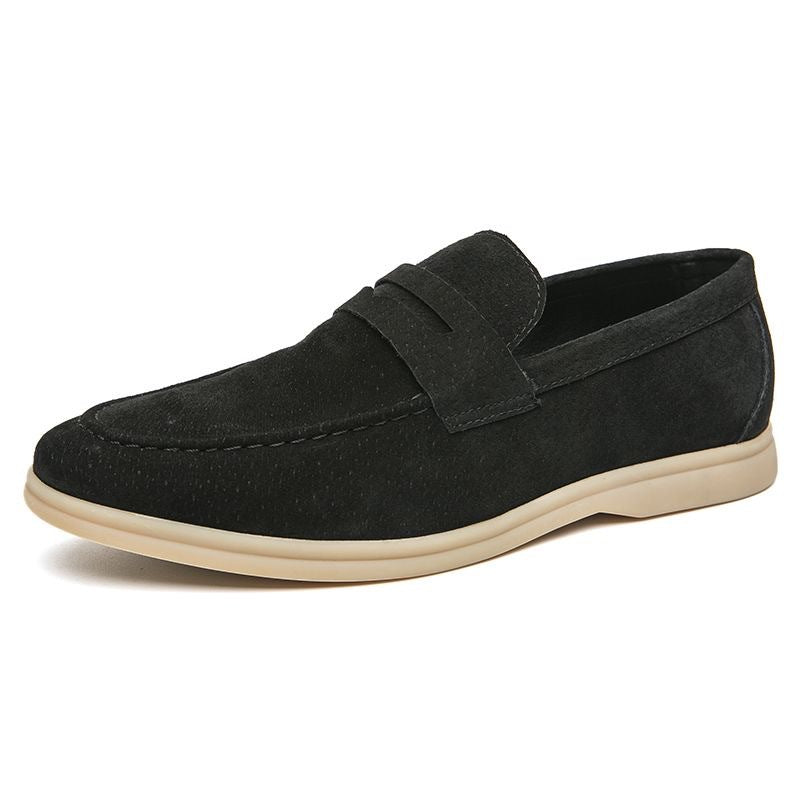 Elegante Slip-on Herrenschuhe mit spitzer Kappe