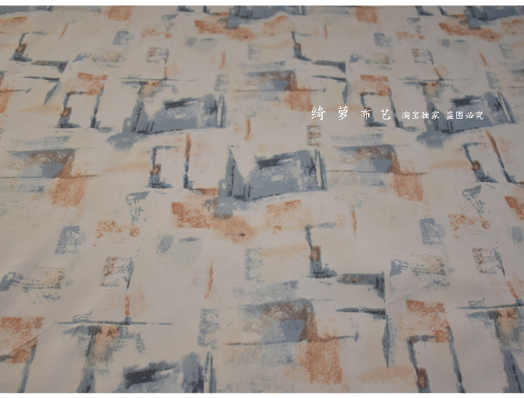 Abstrakter Satin-Stoff für DIY-Projekte – Bild 3 | LuxeStyle