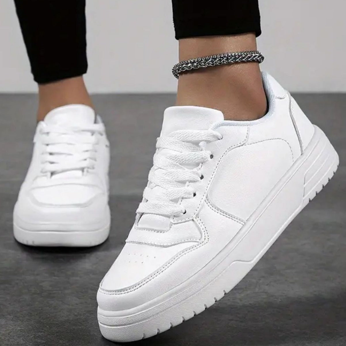 Herren Sneaker aus Lederimitat