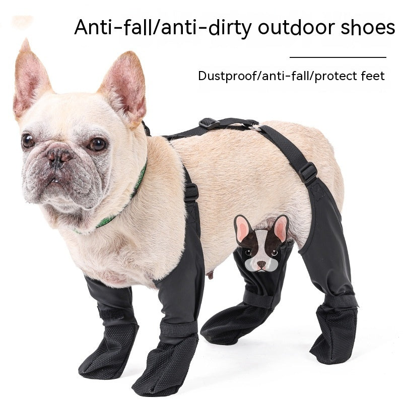 Verstellbare, rutschfeste Hunde-Outdoorschuhe
