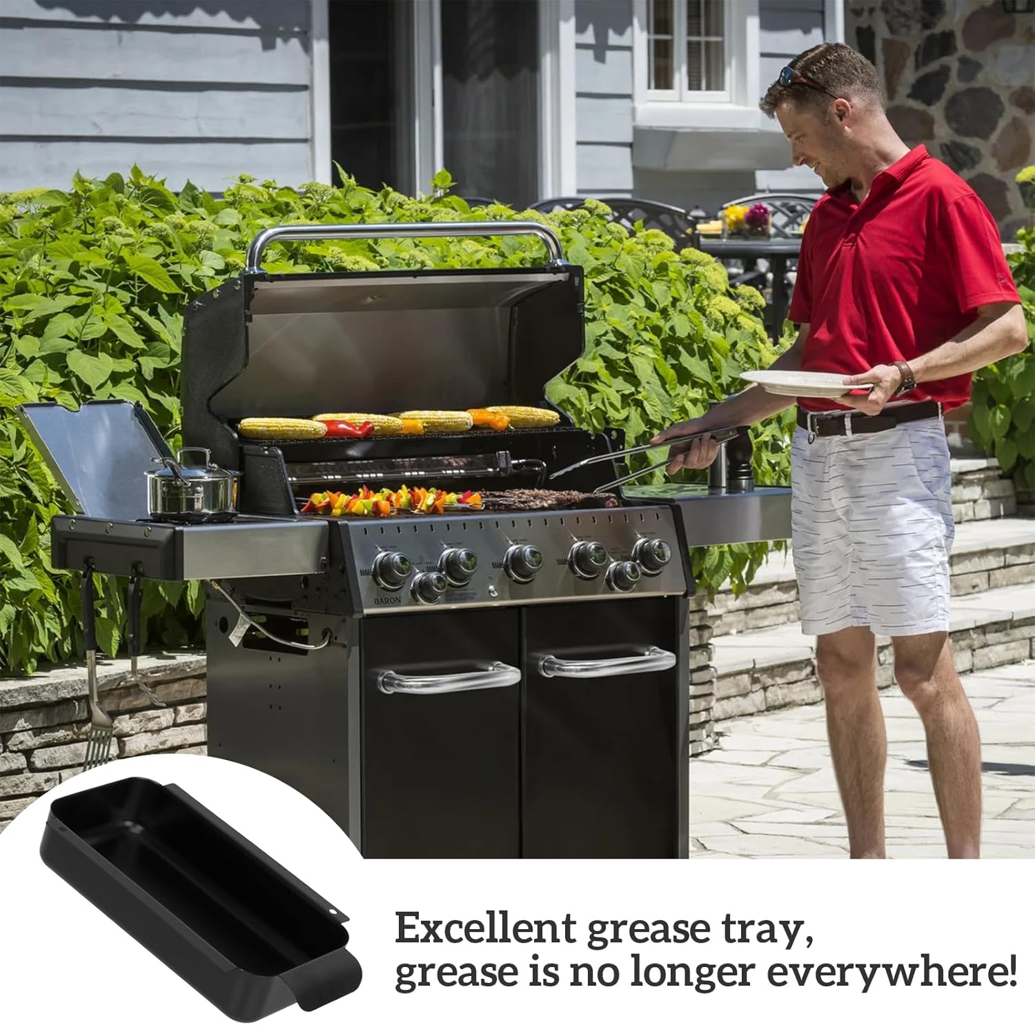 Grill-Fettauffangschale für Char-Broil – Ansicht 3