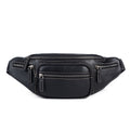 Retro-Brusttasche aus Rindsleder – Ansicht 5