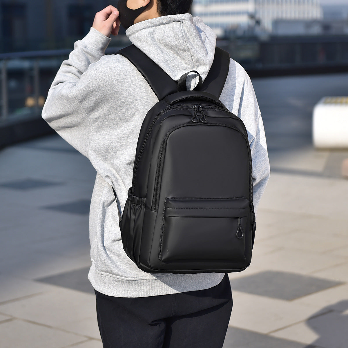 Wasserabweisender Laptop-Rucksack für Studierende – Bild 7 | LuxeStyle