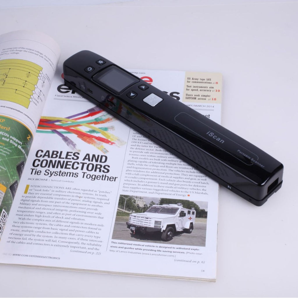 Mini-Handheld-Scanner mit Bildschirm und WLAN