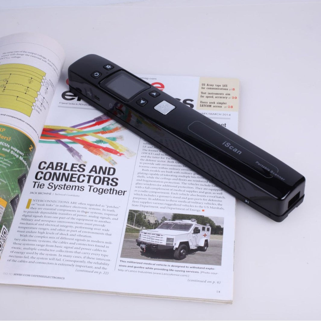 Mini-Handheld-Scanner mit Bildschirm und WLAN