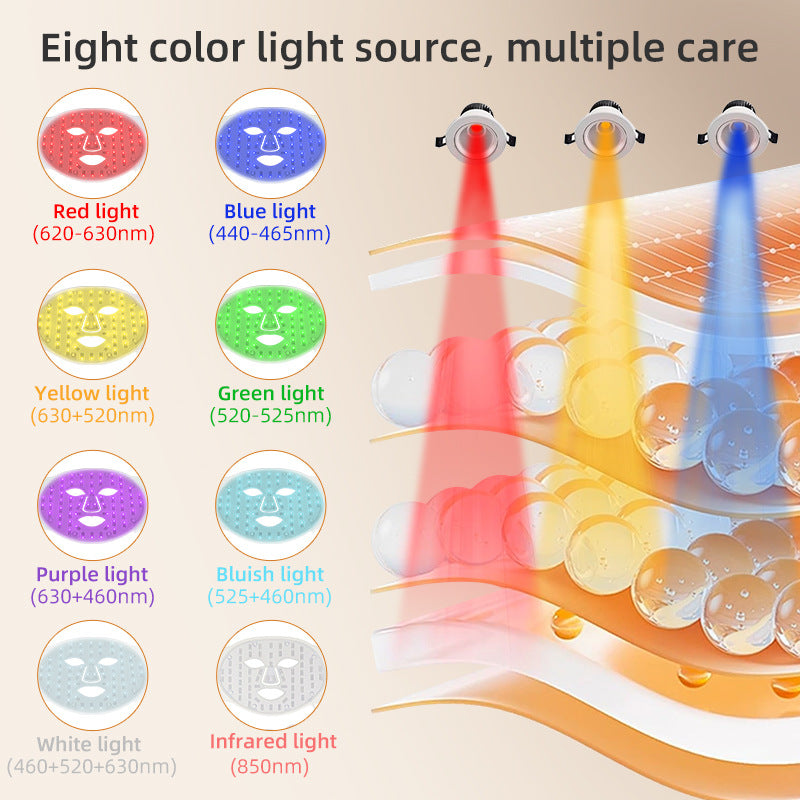 LED Silikonmaske zur Hautverjüngung