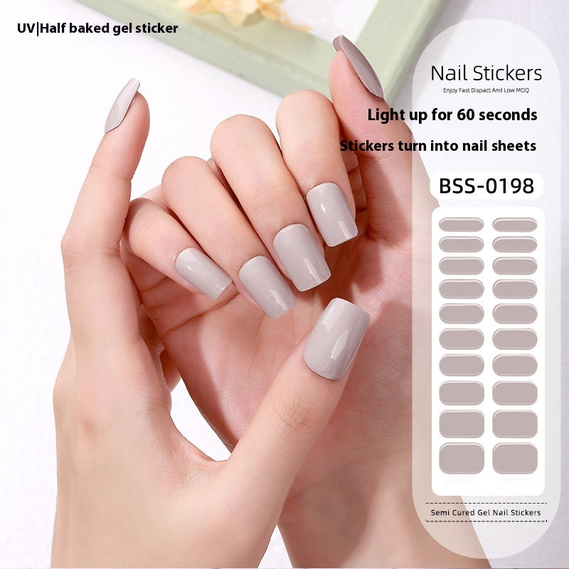 Pure Color UV Gel-Nagelsticker