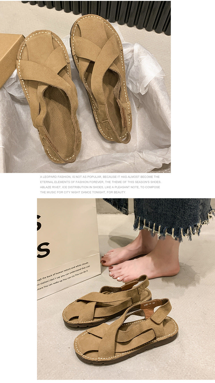 Retro-Sandalen mit Klettverschluss – Bild 13 | LuxeStyle