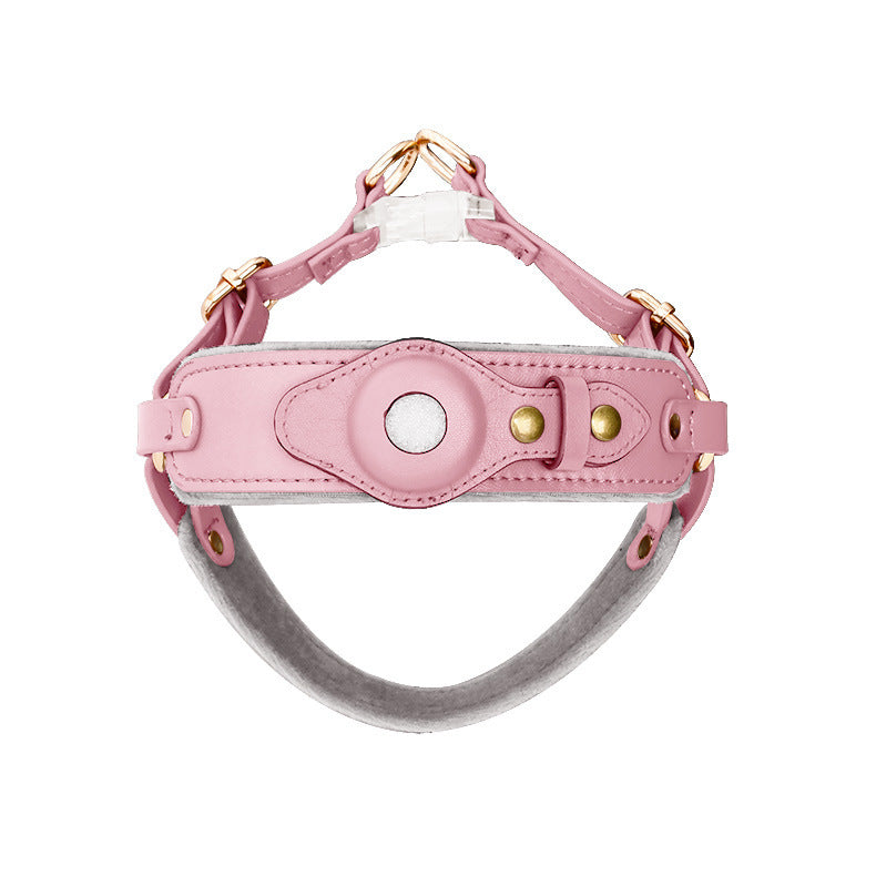 Hunde-Brustgeschirr mit AirTag-Halterung & Leine – Bild 8 | LuxeStyle