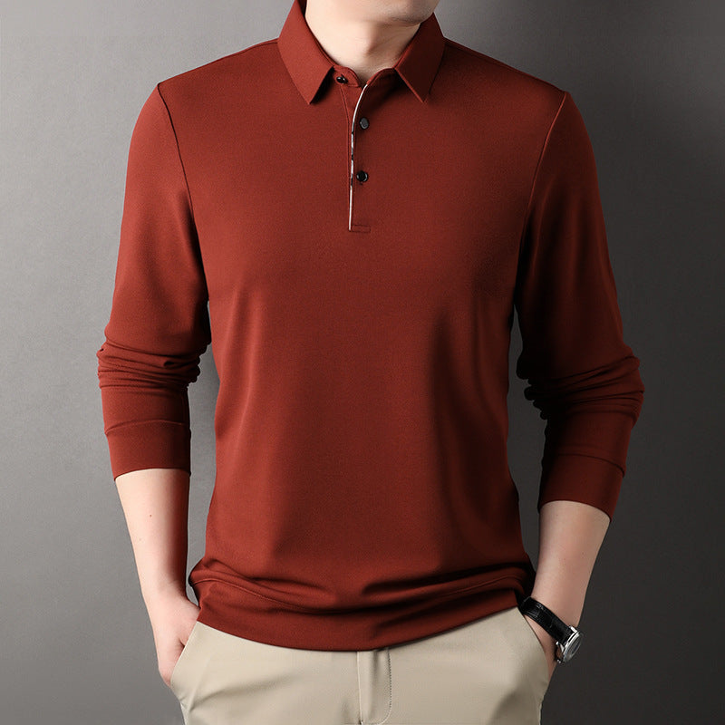 Herren-Polo mit Langarm