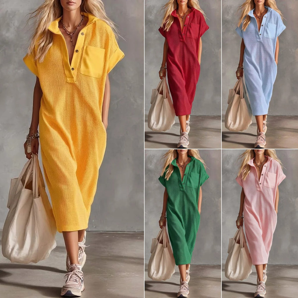 Elegantes Kurzarm-Kleid